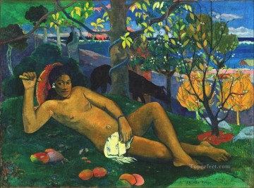 Wife Painting - Te arii vahine The King s Wife Post Impressionism Primitivism Paul Gauguin